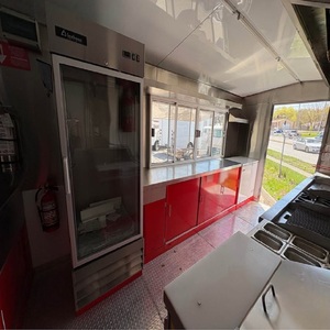 Factory Price Customized Stainless Steel Fiberglass Mobile Restaurant Truck Coffee Shop Food <b>Cart</b> Trailer <b>Candy</b> Ice Cream - Product Image 1