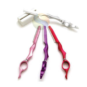 Rasoir droit en acier inoxydable avec logo personnalisé de qualité supérieure, rasoir professionnel pour barbier, rasoir à effiler avec manche en bois - Product Image 1