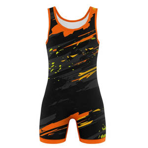 2025 conceptions personnalisées singulet de lutte à haute élasticité vêtements d'arts martiaux durables pour les femmes maillots uniformes - Product Image 2