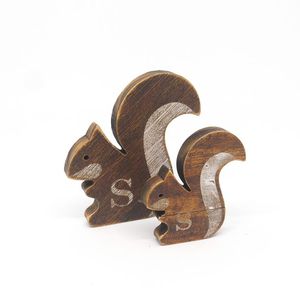 Figuritas de búho de madera minimalistas, escultura de pájaro hecha a mano, decoración moderna, adorno de Vida Silvestre coleccionable, regalo nórdico ecológico - Product Image 2