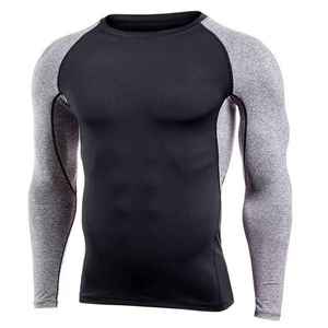 Camiseta de Compresión Más Vendida para Hombre, Camiseta Deportiva Ajustada y Elástica para Entrenamiento, Camiseta Deportiva para Fitness, Camiseta Protectora contra Rozaduras para Hombre - Product Image 1