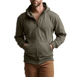 Sudadera con Capucha de Invierno de Alta Calidad, Estilo Urbano, Puños Elásticos, Cierre de Cremallera, para Hombre, Venta al por Mayor, Ajuste Moderno, Ropa de Calle de Invierno, Sudadera Única - Product Image 1