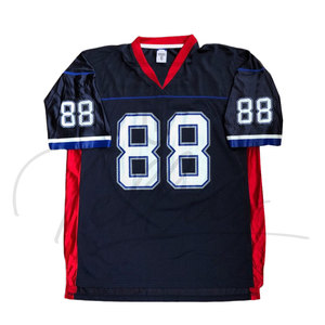 Camisetas de Fútbol Americano Personalizadas al por Mayor, Camisetas de Manga Corta para Hombre, Tallas Grandes, Alta Calidad, Spandex/Poliéster 180g, Impresión Digital - Product Image 5
