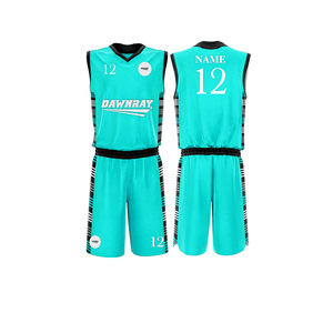 Ensemble de maillot de basket-ball pour jeunes et adultes, maillot et short en Polyester respirant à séchage rapide, vêtements de sport d'équipe pour hommes, femmes et jeunes - Product Image 2