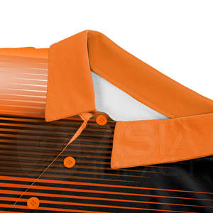 เสื้อโปโลผู้ชายเสื้อโปโลโพลีเอสเตอร์100% แห้งเร็วระบายอากาศได้ดีลำลองโลโก้ตามสั่ง - Product Image 4