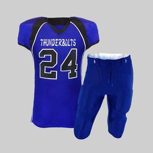 Uniformes unisexes personnalisés de football américain Collection 2025 10 ensembles SM L Techniques imprimées par sublimation Polyester Plus le numéro - Product Image 1