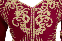 Abaya Kaftan sur mesure OEM pour femmes musulmanes de Dubaï, grande taille, style ethnique, robe de soirée, design artisanal, tenue de fête en modal