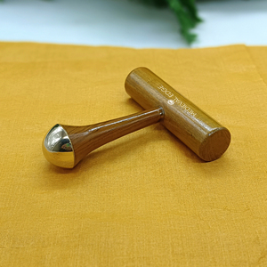 Best Quality T-Marma Kansa Wand Ayurvedic Manual Face Body Massager Marma Point Therapy Indian Factory Direct Kansa Wand Neck - Product Image 3