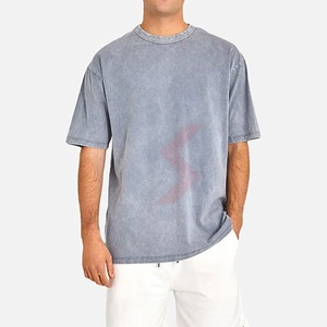2025 New Oversized Blank Acid Wash T <b>Shirt</b> For Boys New Arrival Comfortable Summer Wear <b>Men</b> Acid Wash T <b>Shirt</b> Custom - Product Image 5
