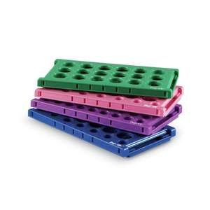 ชั้นวางแบบป๊อปอัพโพลีโพรพิลีนสีม่วง 2 แพ็คสำหรับหลอดขนาด 45x15 มล - Product Image 3