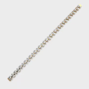 20ct Pristine Pear Diamond Bracelet Tennis High Quality Moissanite Tennis Chain 925 Sterling Silver 14K Bracelet - Product Image 2
