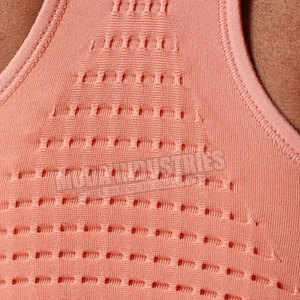 Nueva llegada de las mujeres deportivas Yoga Fitness Gym sujetador único de talla grande con aros Logo Copa cómodo algodón de punto sin costuras - Product Image 5