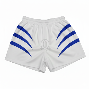 Pantalones Cortos de Rugby Sublimados Personalizados, Rojo Marino con Rayas de Llama, Gráfico de Poliéster, Pantalones Cortos Deportivos de Entrenamiento para Hombre - Product Image 4