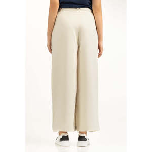 Pantalones de Pierna Ancha de Cintura Alta, Corte Regular, Estilo Casual WM-TRC-WS25-303, Tela Crepé Antiarrugas - Product Image 2