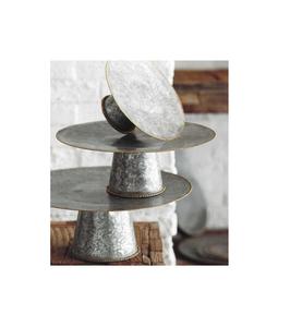 Large premium metal cake stand with matte finished durable pedestal base for professional event cake displays <b>resin</b> <b>epoxy</b> mold - Product Image 4