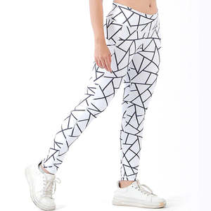 Free Size <b>Women's</b> Fitness Leggings Seamless Sports <b>Tights</b> with Custom Logo Sublimation Printing High Street USA Leggings - Product Image 1