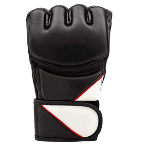 Gants de MMA en cuir de haute qualité en gros, doigts entiers, sangle de poignet réglable, gants de sécurité pour l'entraînement en plein air, vente directe d'usine - Product Image 4