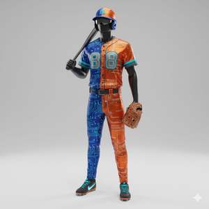 Uniforme de Béisbol Totalmente Personalizado para Equipos Adultos, Conjuntos Transpirables 100% Poliéster con Colores Duraderos y Costuras Resistentes - Product Image 4