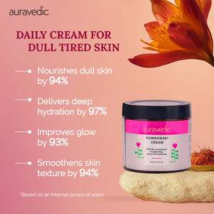 Crema Kumkumadi para el Cuidado Facial de la Piel, Crema Blanqueadora con Vitamina C y Arbutina, Ingredientes Principales: Ácido Hialurónico y Cúrcuma - Product Image 3