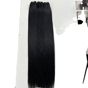 Extensiones de cabello humano liso, mechones dobles, sin enredos ni caída, gran oferta - Product Image 6