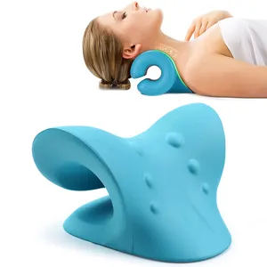 Cervical Spine Stretch Gravity Muscle Relaxation Traction Neck Stretcher Shoulder Massage Pillow Relieve Pain Spine Correction