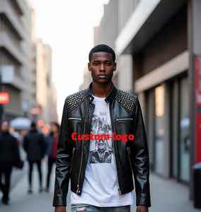 Chaqueta de cuero de diseño personalizado hecha a mano Proveedor Chaqueta de cuero de diseñador Fábrica de fabricación personalizada - Product Image 3