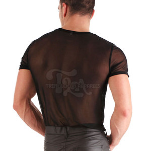 T-shirt Homme Premium en Maille Tricotée Solide à Col Rond Coupe Classique Manches Courtes Doux Durable Écologique Séchage Rapide Léger - Product Image 2