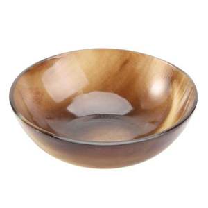 Bol en corne de buffle naturelle de style moderne en gros, plateau de service poli de haute qualité, prix compétitif pour Noël - Product Image 3