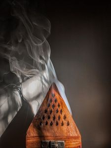 GARDEN 2025 New Wood Mother of Pearl Bakhoor Burner Ncense Madhkan Burner Arabic Oud Burner for <b>Home</b> Fragrance for Ramadan - Product Image 4