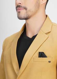 Blazer de style court pour homme, personnalisable, de qualité export, pour les réunions d'entreprise, disponible à la qualité et au prix d'exportation - Product Image 3