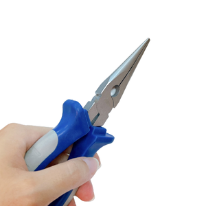 คีมปากแหลมยาว MRM 8 นิ้ว คุณภาพระดับอุตสาหกรรม ผลิตจากเหล็กกล้าคาร์บอนชุบโครเมียม พร้อมด้ามจับที่ให้ความสบายในการใช้งาน เหมาะสำหรับงานตัด - Product Image 1