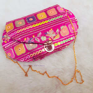 Belles embrayages imprimés Designer pochette sac à main avec de belles embrayages à motif de fleurs imprimées pour la fête de mariage, Hldi Favors - Product Image 3