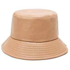 Chapeau bob unisexe en cuir, chapeau bob pour femme, automne-hiver, chapeau bob en cuir et coton mélangé, chapeau bob en cuir réversible pour unisexe - Product Image 5