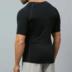 T-shirt de sport unisexe de qualité supérieure à séchage rapide pour hommes, respirant et respirant, pour garçons, coupe ajustée - Product Image 4