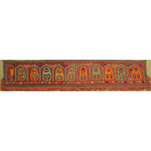 Arte decorativo hecho a mano en Afganistán, de algodón, listo para colgar en la pared del hogar, 128 x 23, Panwd0010 - Product Image 1