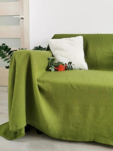 ที่คลุมโซฟาผ้าคอตตอน100% งานทำมือหรูหราสำหรับตกแต่งห้องรับแขกและบ้านไร่อุปกรณ์ป้องกันสำหรับสัตว์เลี้ยงและเด็ก - Product Image 6