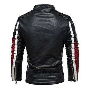 <b>Men's</b> High Quality Plus Size Leather <b>Jacket</b> Winter Waterproof Windproof Breathable Zipper Closure Motorbike Racing Wear New - Product Image 4