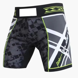 Pantalones cortos de agarre No Gi MMA y BJJ para hombre, ropa de entrenamiento personalizada de buena calidad, secado rápido y transpirable - Product Image 1
