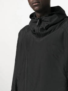 Chaqueta Cortavientos Impermeable con Capucha Estilo Vintage de Nailon Arrugado, Transpirable, Resistente al Agua, Cortavientos para Exteriores - Product Image 6