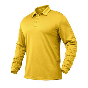 Nuevo diseño, liso, informal, venta al por mayor, Polo de golf de alta calidad con logotipo bordado, Polo de golf ajustado - Product Image 2