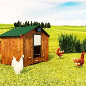 Fabriqué en Italie stratifié hpl de haute qualité résistant à l'extérieur petit poulailler domestique - Product Image 4
