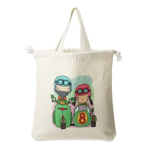 Bolso de lona para playa para mujer y niña, bolsa de mano de lona de algodón orgánico, espacioso y elegante - Product Image 1