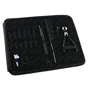 Alicates de acero inoxidable para extensiones de cabello, pinzas de pelo de grado de salón, peine y pinzas, superventas - Product Image 2