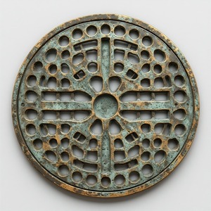 Modern Heavy Duty Brass Drain Cover with Smooth Surface Durable Rustproof Construction for Long Lasting Performance Hotel Use - Product Image 2