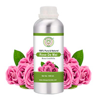 Vente en gros d'huile essentielle de rose de mai Rosa centifolia pure distillée à la vapeur pour cosmétiques, massage, parfum, fabricant exportateur
