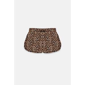 Mini Shorts con Estampado de Leopardo y Cintura con Cordón Ajustable - Product Image 5