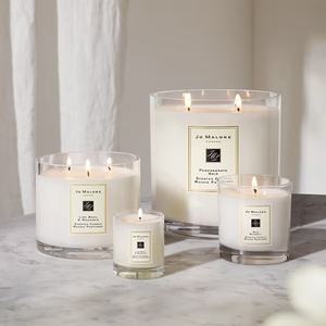 Vela Aromática de Lujo Hecha a Mano de 10cl con Aroma y Logotipo Personalizados, Cilindro de Cera Mixta, Hecho en Francia, Decoración para el Hogar - Product Image 1