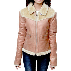Chaquetas de invierno de piel de oveja auténtica para mujer Cantidad a granel disponible Chaqueta de cuero de último diseño personalizado para mujer - Product Image 1