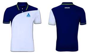 T-shirt personnalisé de haute qualité pour uniforme masculin, logo brodé, tissu jersey en spandex/coton, faible MOQ, fabriqué au Vietnam, service OEM - Product Image 3