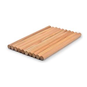 Varillas de madera maciza de 10mm de diámetro para manualidades DIY, decoración colgante para carpintería, bastones Premium - Product Image 1